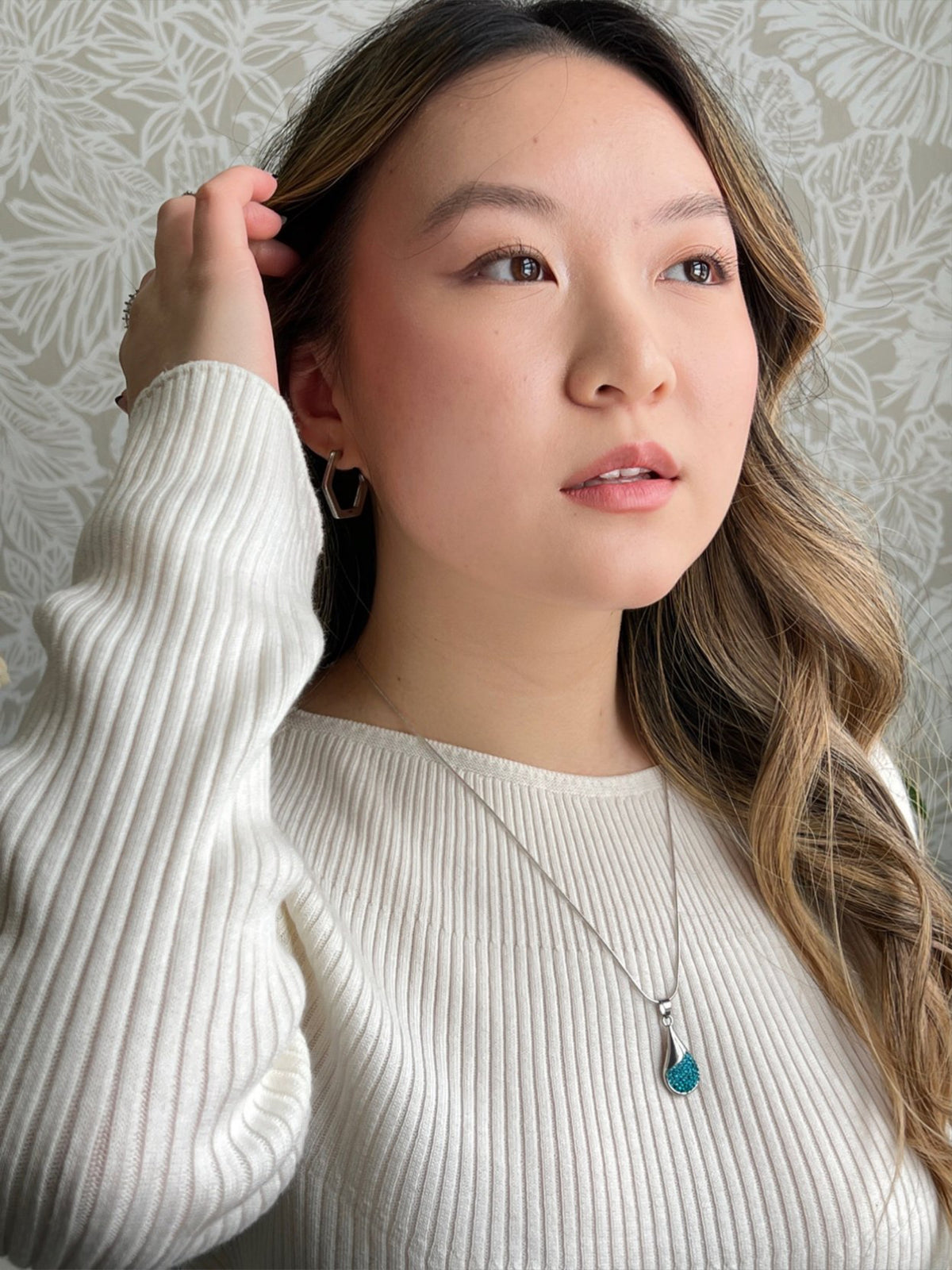 Droplets of Mercy Teardrop Necklace - HARMA