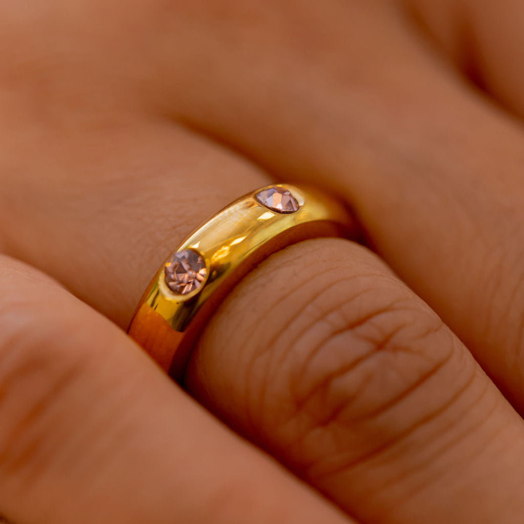 I Am Healing in Phases Gold Band Ring - HARMA