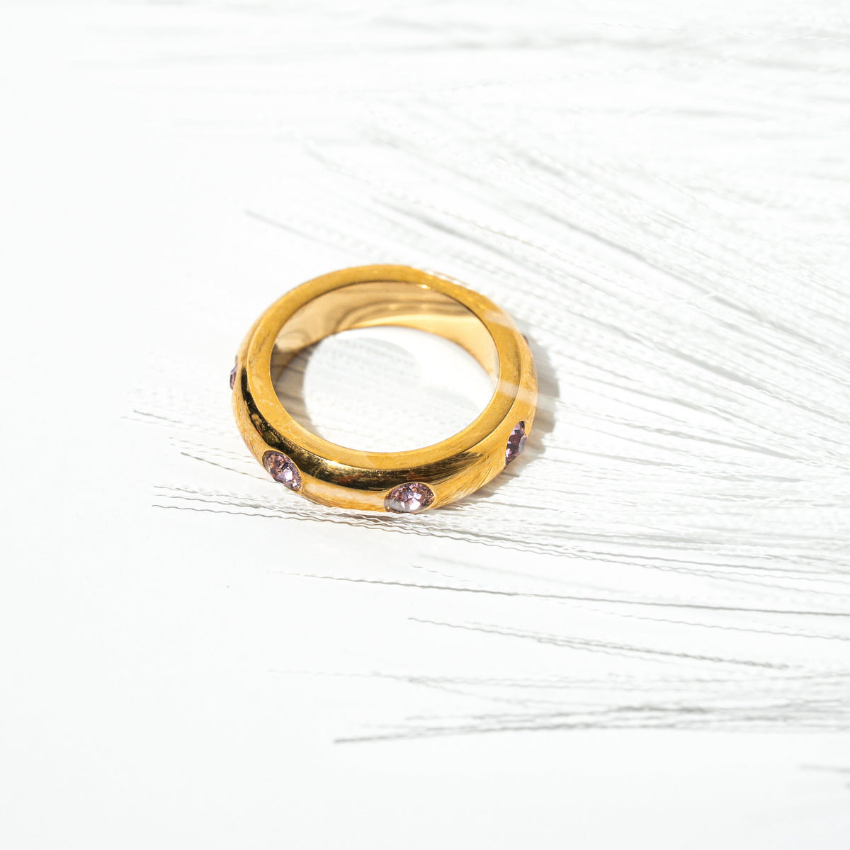 I Am Healing in Phases Gold Band Ring - HARMA