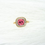 I Am Unshakable PINK Crystal Ring - HARMA