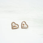 Sweetheart Pearl Bloom Stud Earrings - HARMA