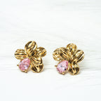 Bloom Again Gold Earrings - HARMA