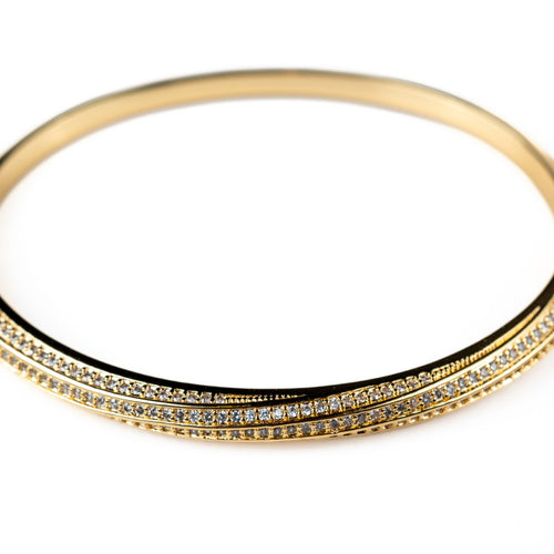Beyond the Horizon Zirconia Bangle Bracelet - HARMA
