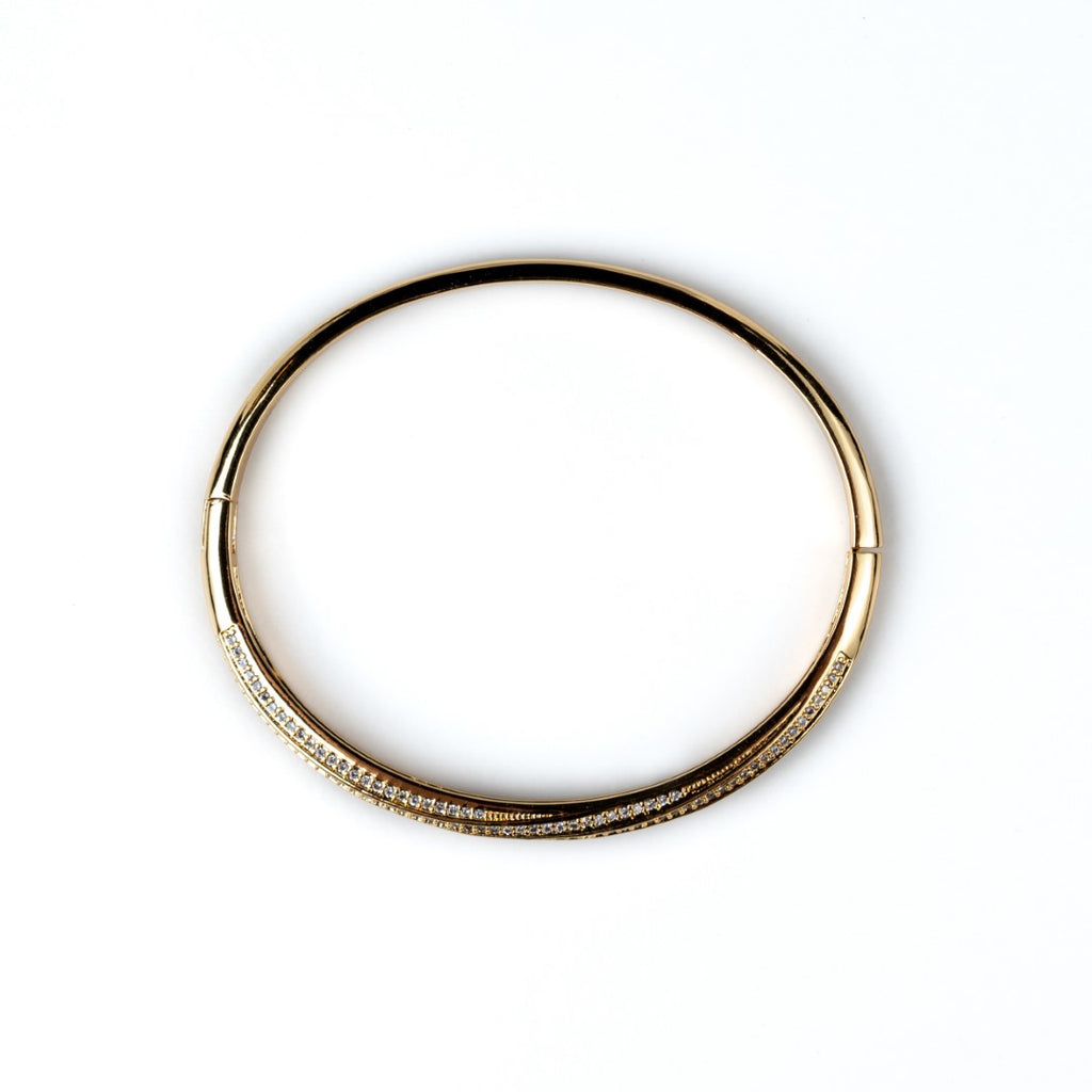 Beyond the Horizon Zirconia Bangle Bracelet - HARMA