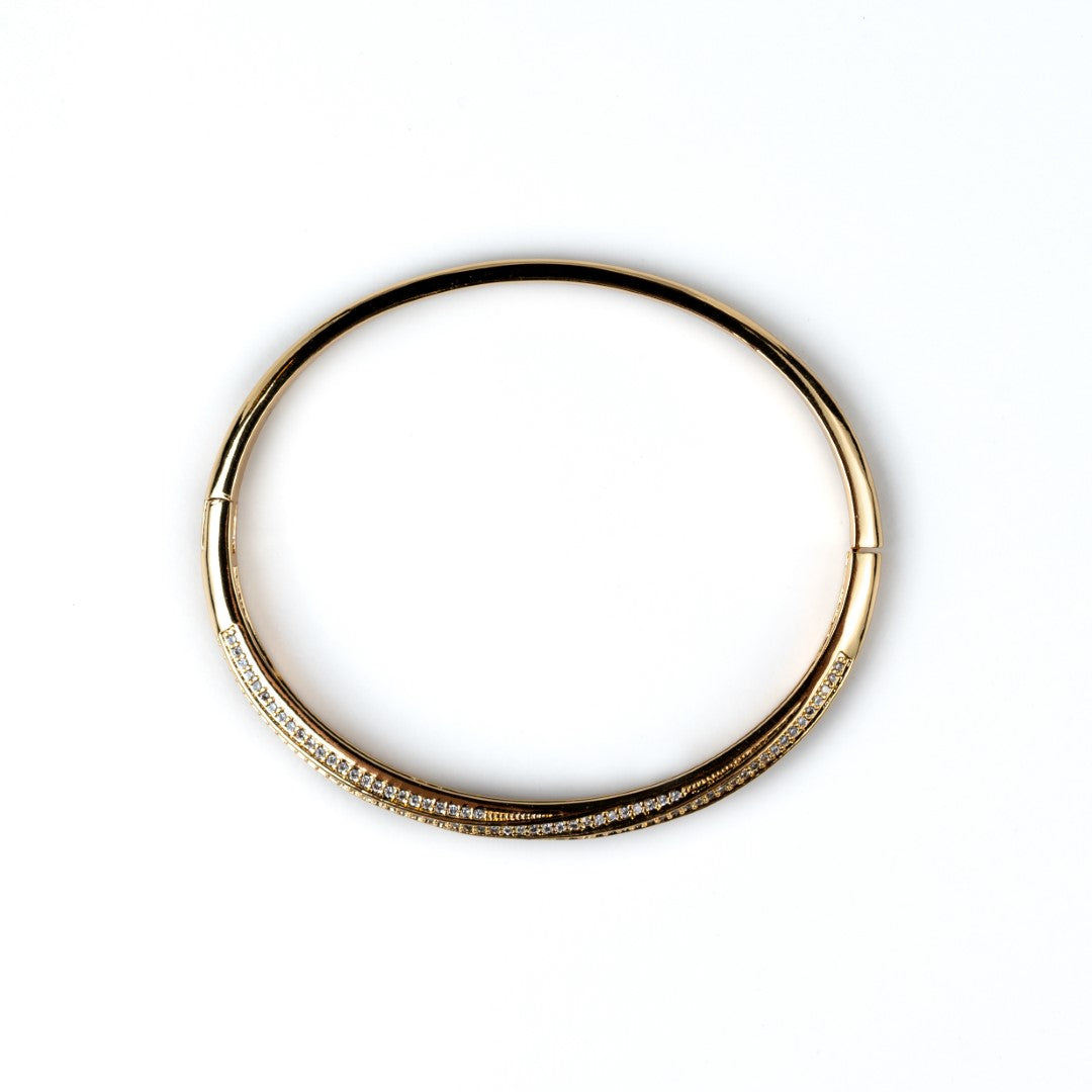 Beyond the Horizon Zirconia Bangle Bracelet - HARMA