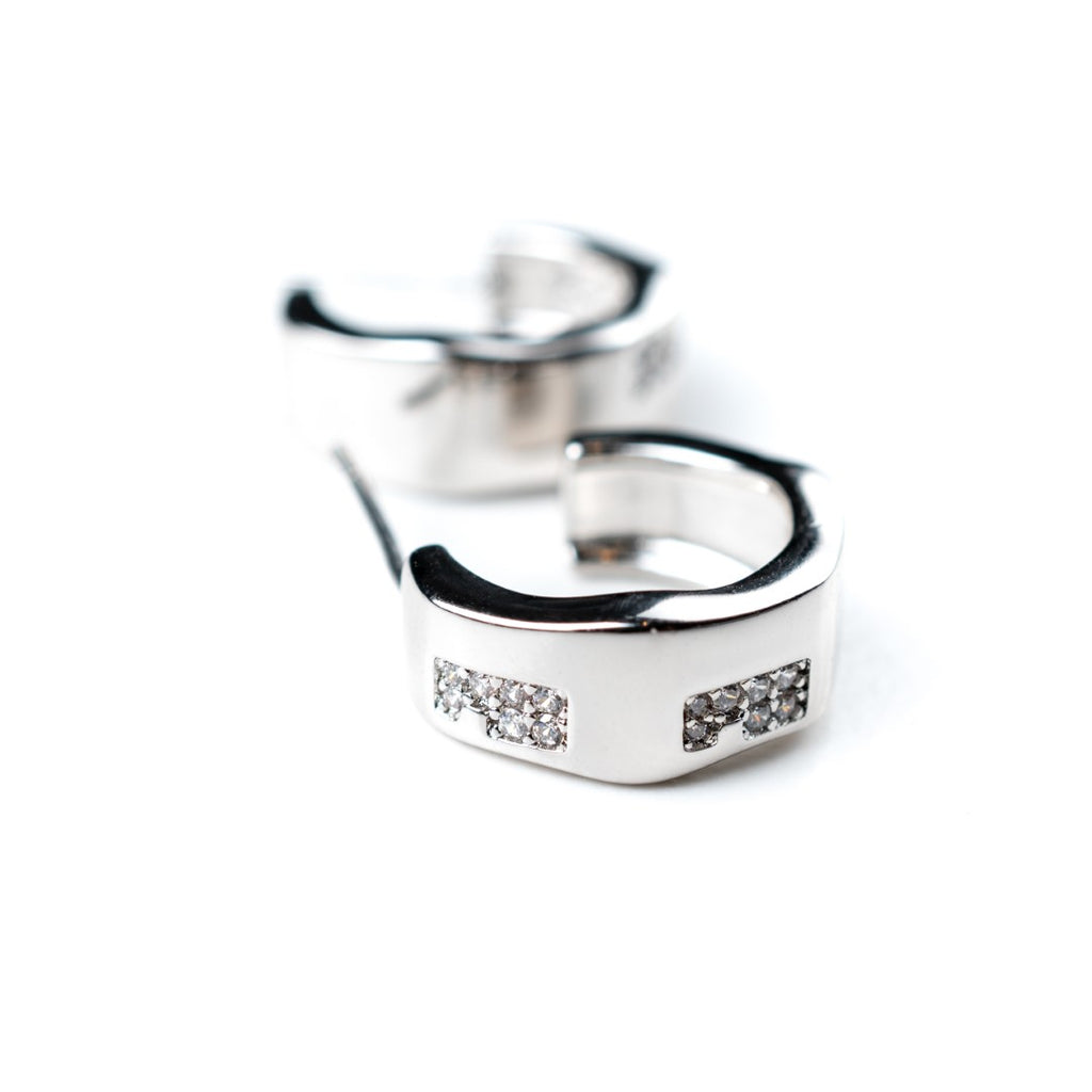 Chunky Hexagon Stud Earrings - HARMA