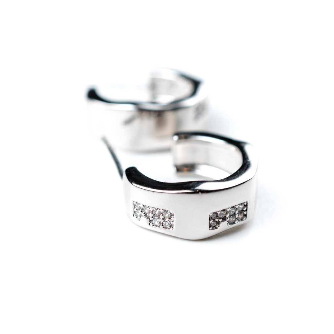 Chunky Hexagon Stud Earrings - HARMA
