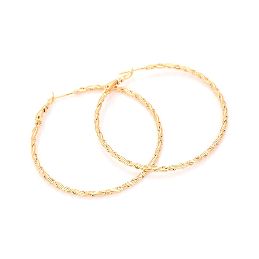 Harma Essential Twist Garland Hoop Earrings - HARMA