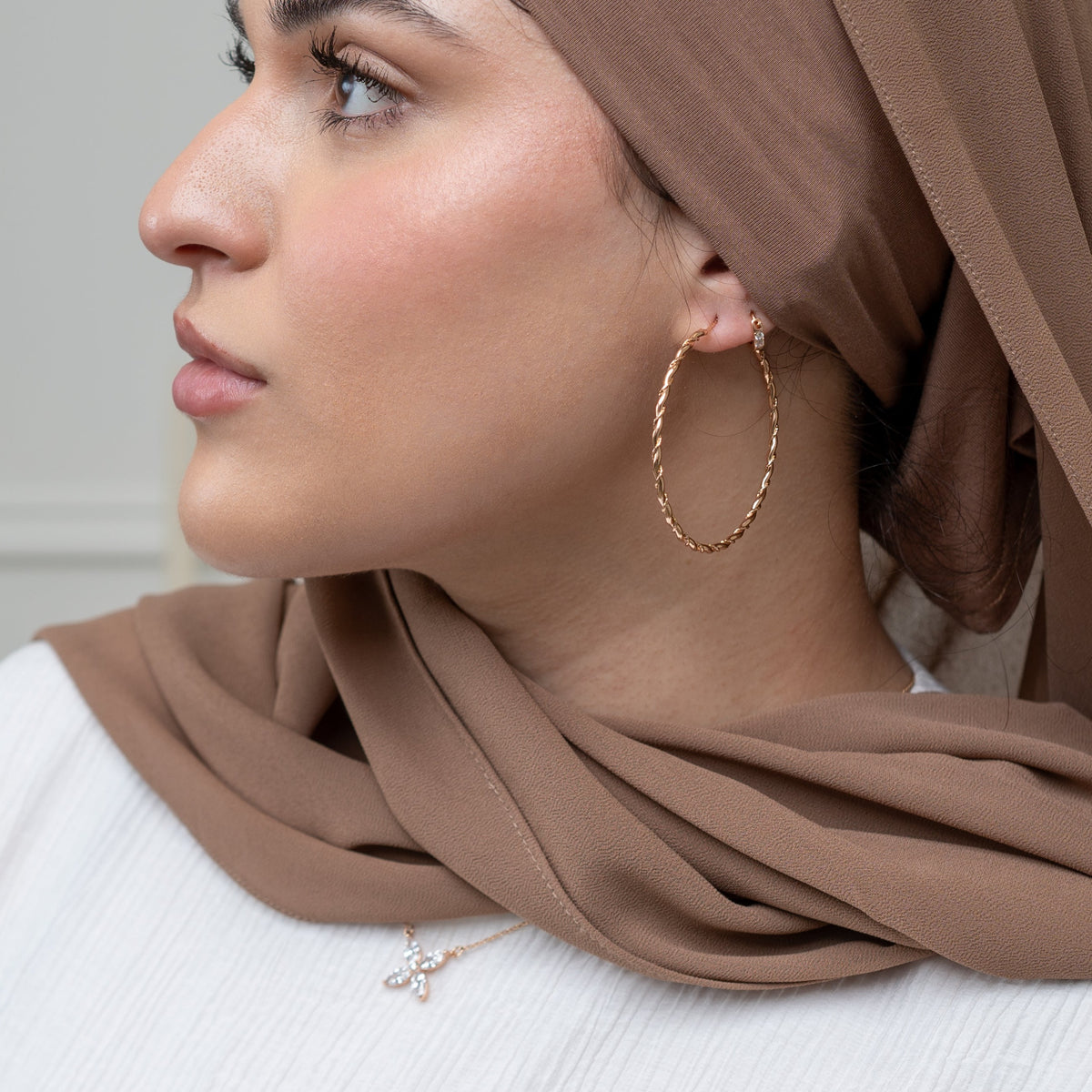 Harma Essential Twist Garland Hoop Earrings - HARMA