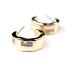 Chunky Hexagon Stud Earrings - HARMA