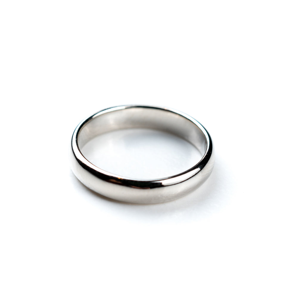 Harma Essentials Minimalist Silver Band Ring - HARMA