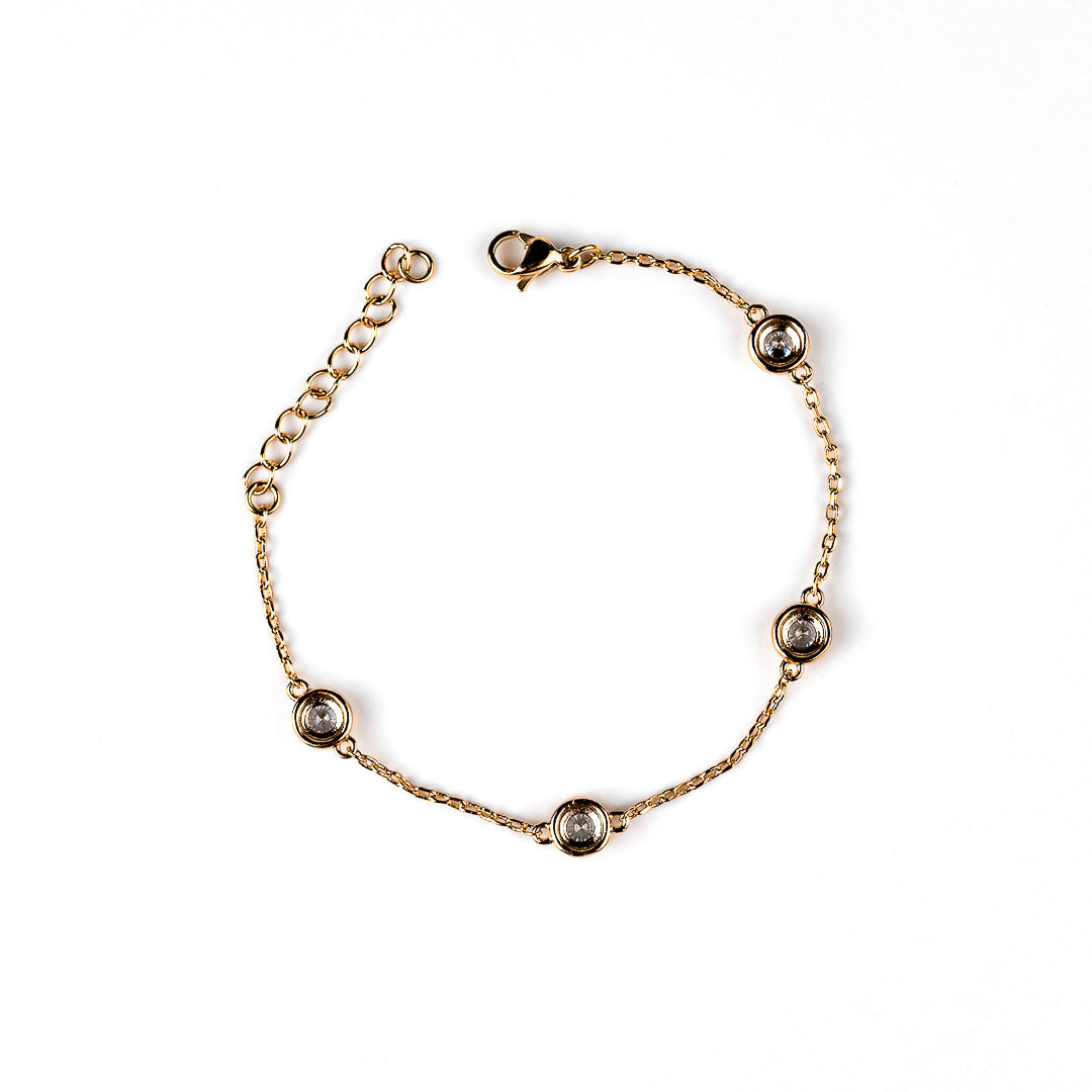 Harma Girls Sparkling Bezel Zirconia Bracelet - HARMA