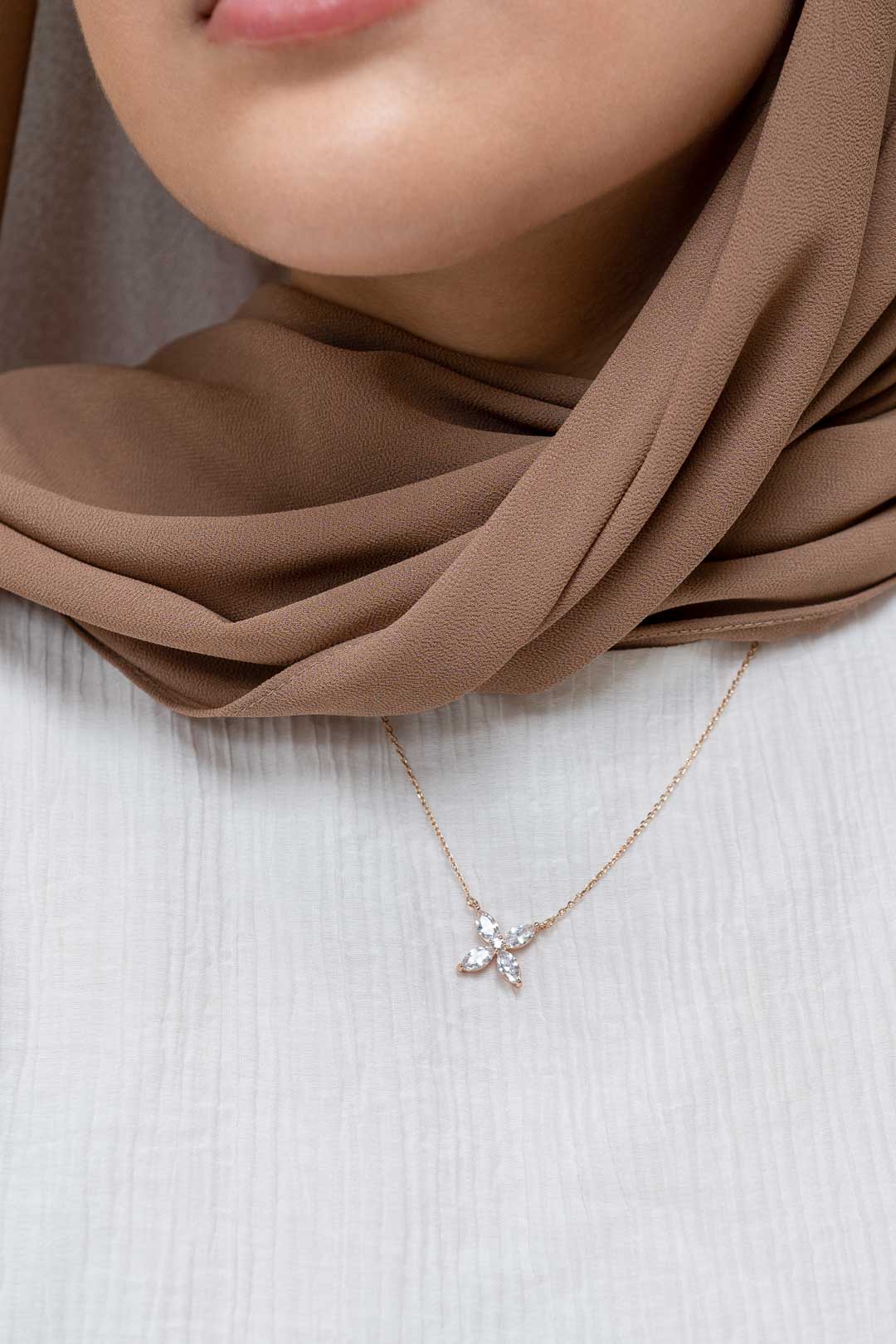 Harma New Beginning Marquise Zirconia Necklace - HARMA
