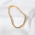 Harma Essential Tri-tone Rope Chain Anklet - HARMA