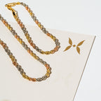 Harma Essential Tri-tone Rope Chain Anklet - HARMA
