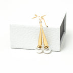I Am Grounded Pearl Dangle Earrings - HARMA