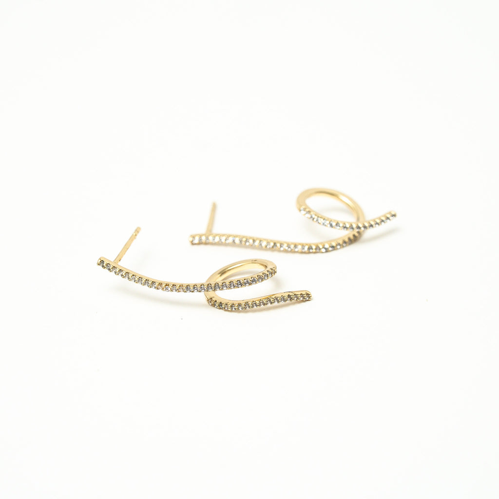Rise in Flow Sparkle Earrings - HARMA