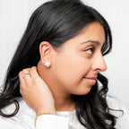 Sweetheart Pearl Bloom Stud Earrings - HARMA