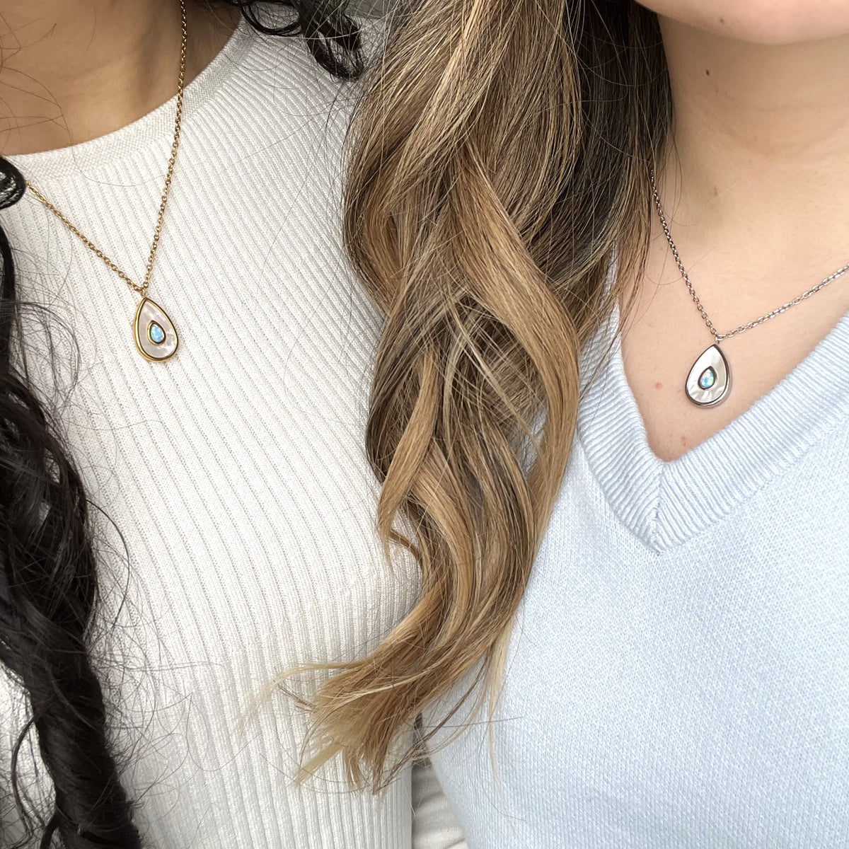 Pure Seashell Droplet Necklace - HARMA