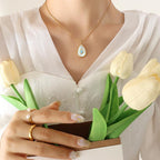 Pure Seashell Droplet Necklace - HARMA