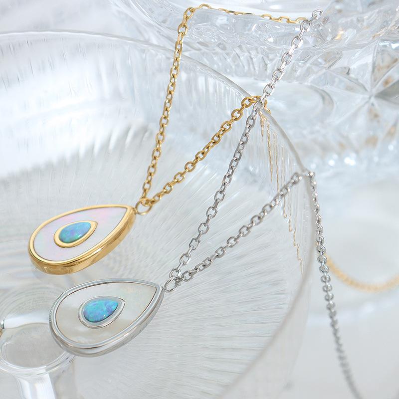Pure Seashell Droplet Necklace - HARMA