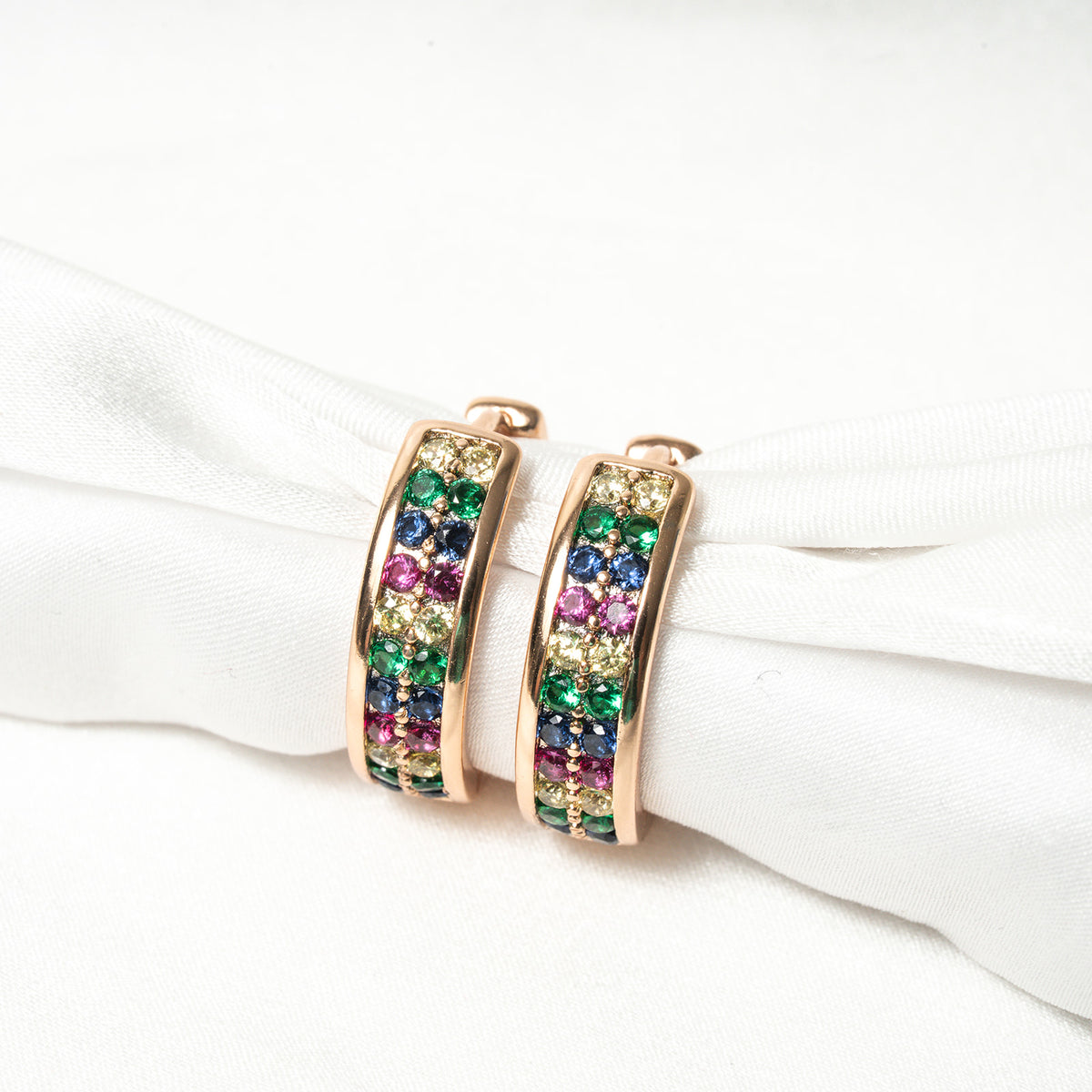 Vibrant Fusion Hoop Earrings - HARMA