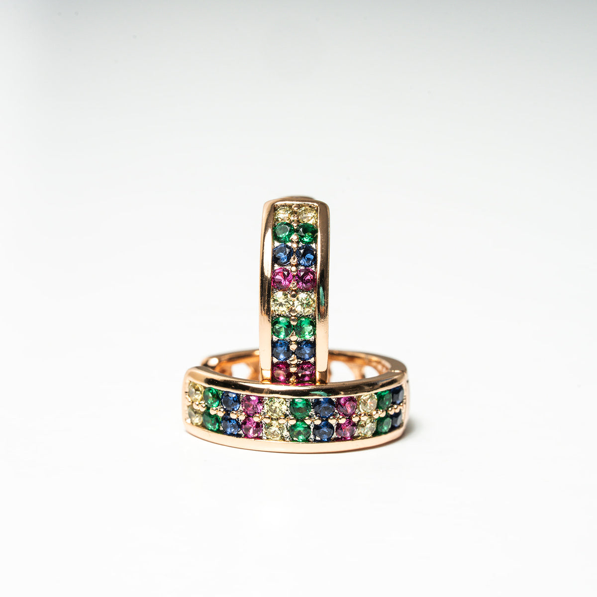 Vibrant Fusion Hoop Earrings - HARMA