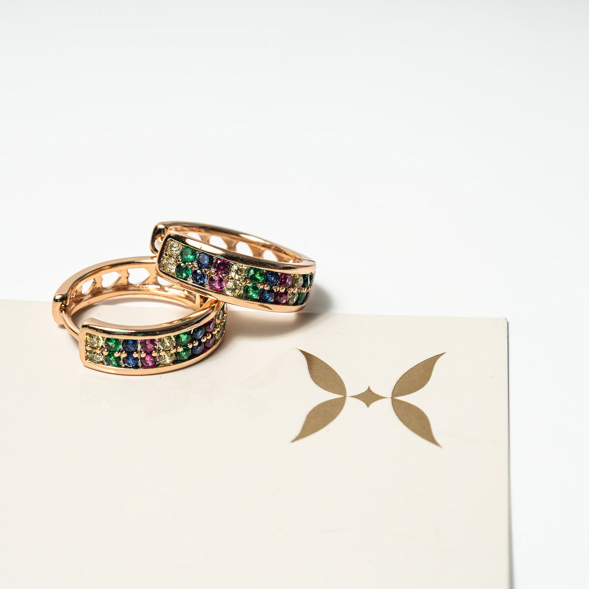 Vibrant Fusion Hoop Earrings - HARMA