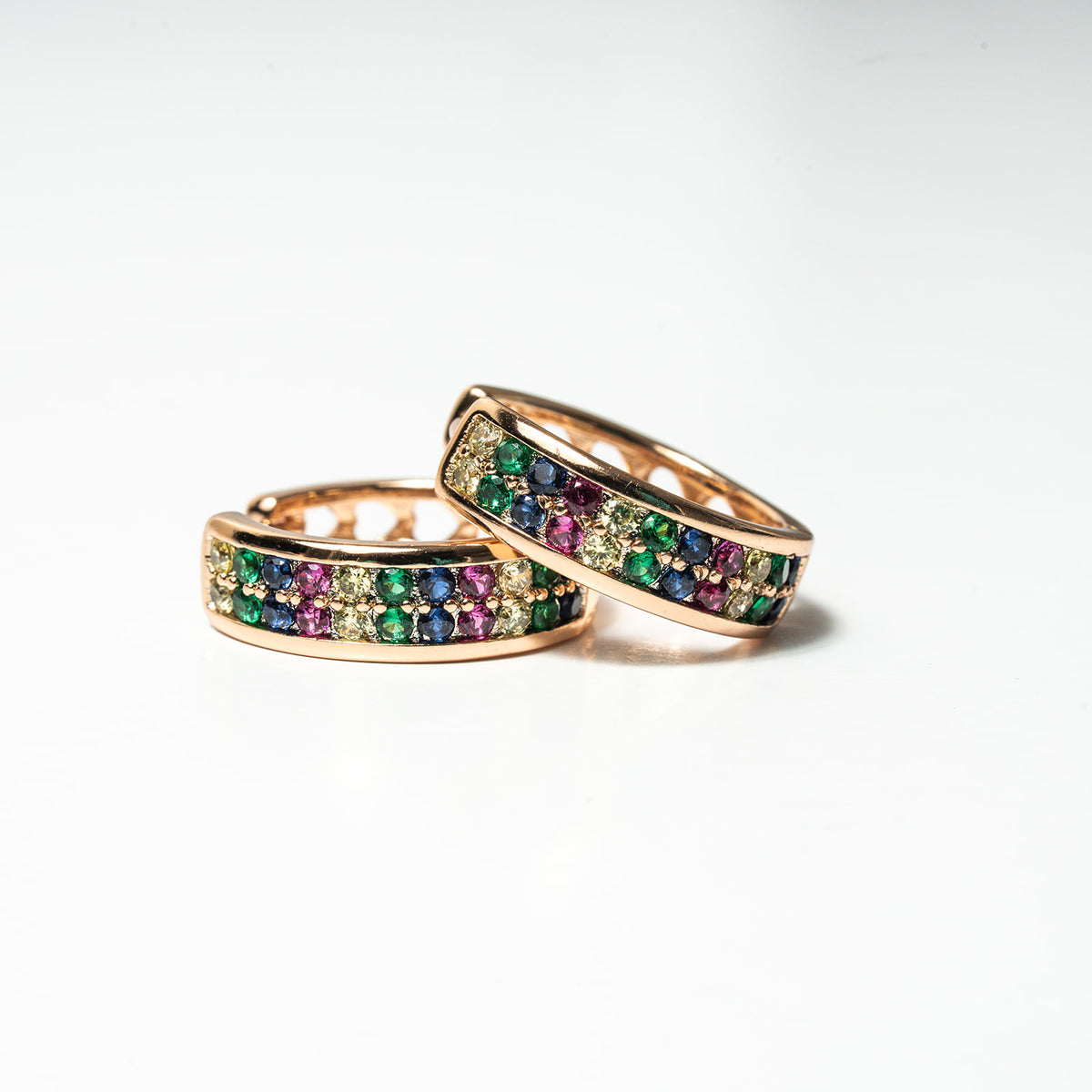 Vibrant Fusion Hoop Earrings - HARMA