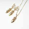 Luminous Noor Lantern Necklace Set - HARMA