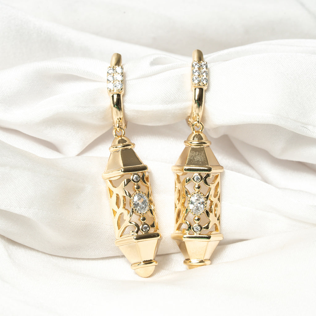 Luminous Noor Lantern Necklace Set - HARMA