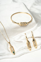 Luminous Noor Lantern Necklace Set - HARMA