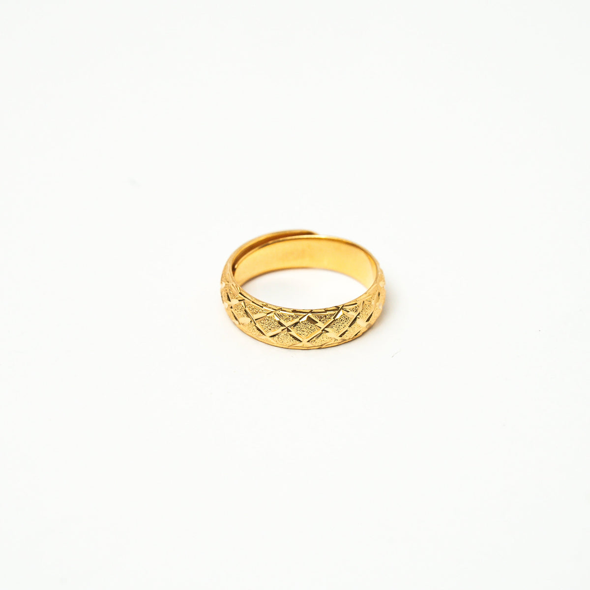 Timeless Bands – 24K Gold-Plated Adjustable Rings - HARMA