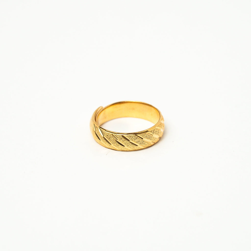 Timeless Bands – 24K Gold-Plated Adjustable Rings - HARMA