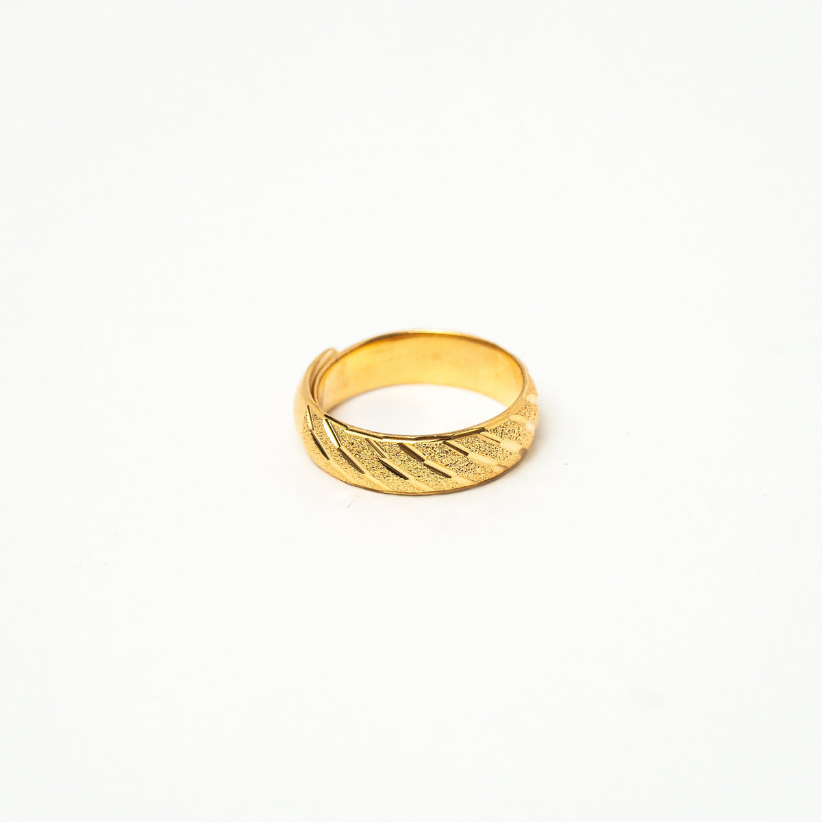 Timeless Bands – 24K Gold-Plated Adjustable Rings - HARMA
