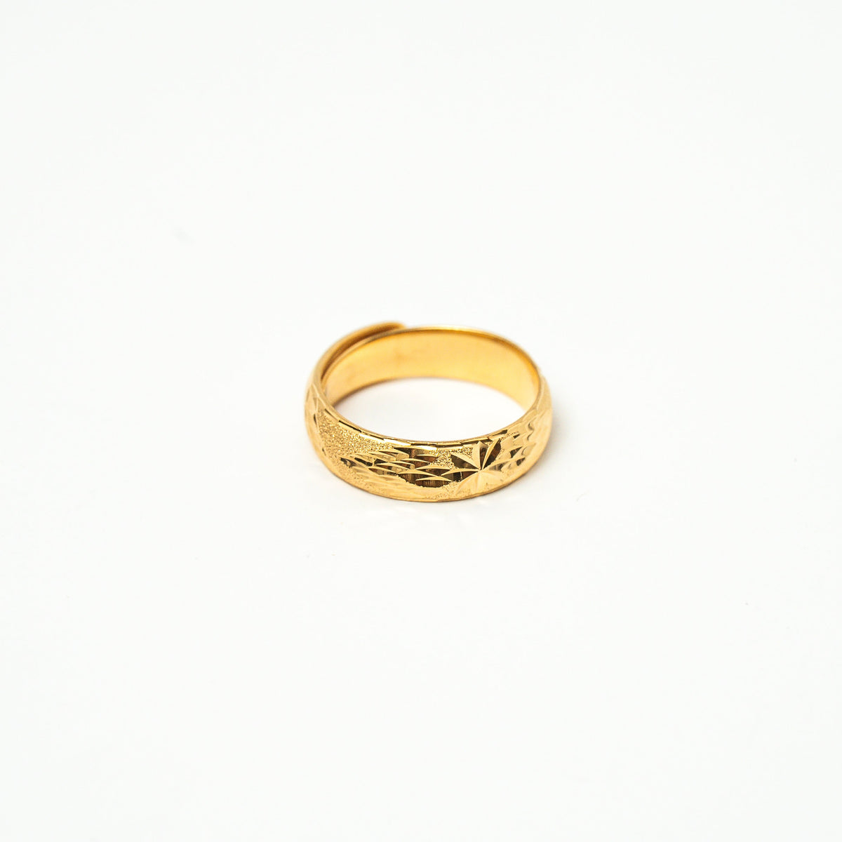 Timeless Bands – 24K Gold-Plated Adjustable Rings - HARMA