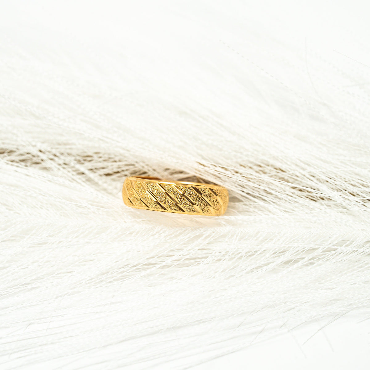 Timeless Bands – 24K Gold-Plated Adjustable Rings - HARMA