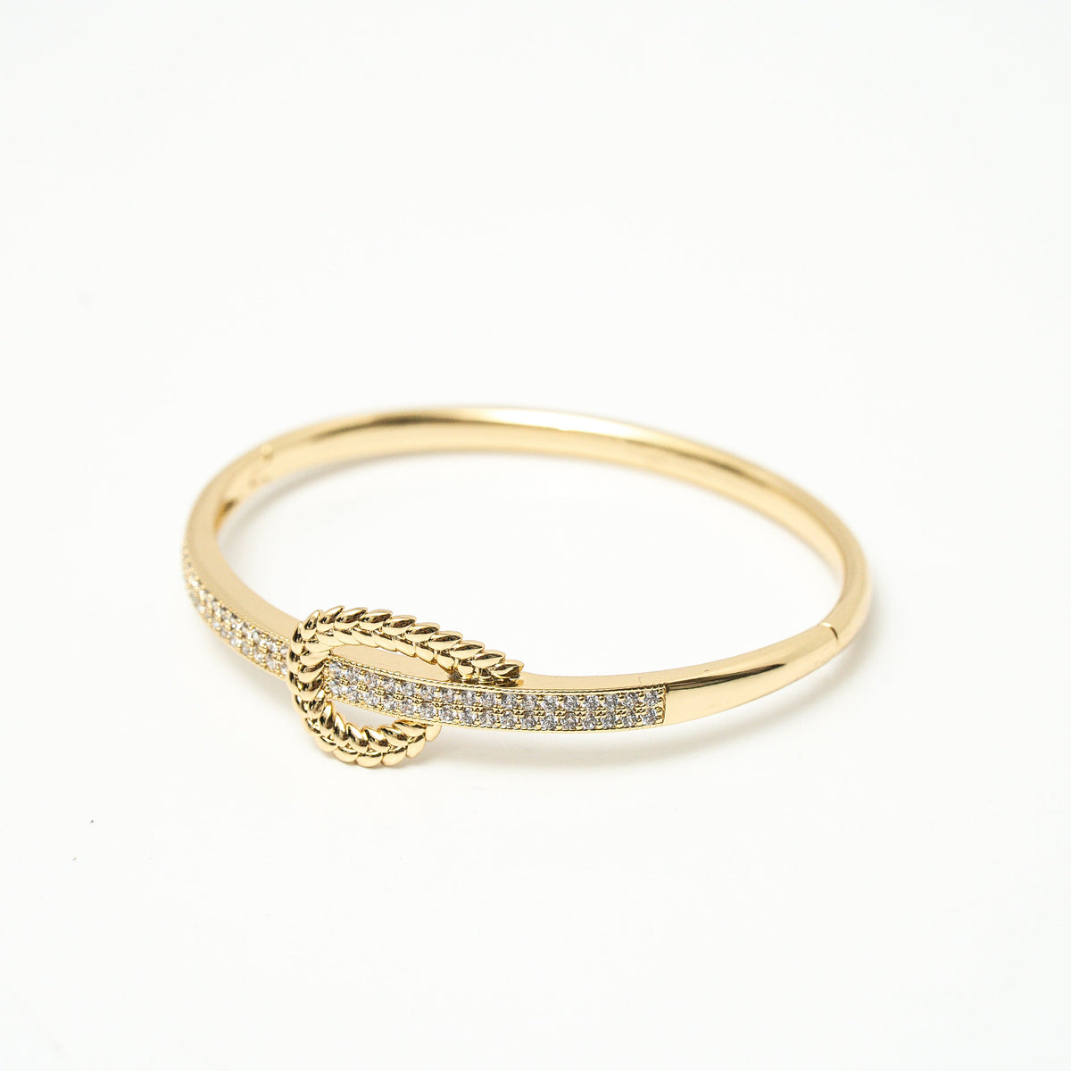I Am at Peace Vine Hoop Bangle Bracelet - HARMA