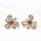 I Am Radiant Bow Stud Earrings - HARMA