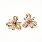 I Am Radiant Bow Stud Earrings - HARMA
