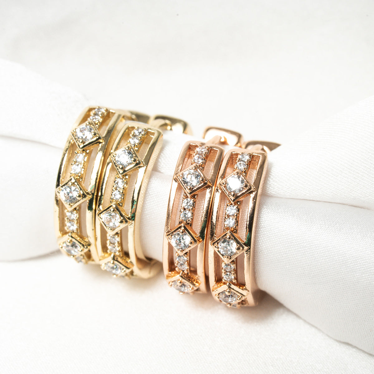 Solstice Spark Hoop Earrings - HARMA