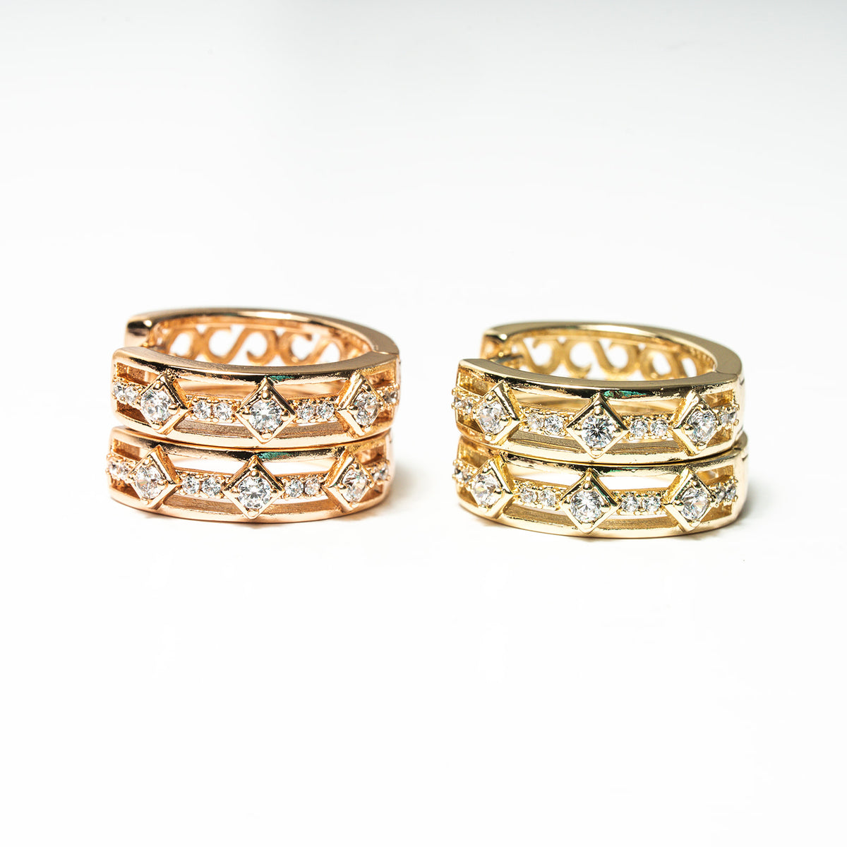 Solstice Spark Hoop Earrings - HARMA