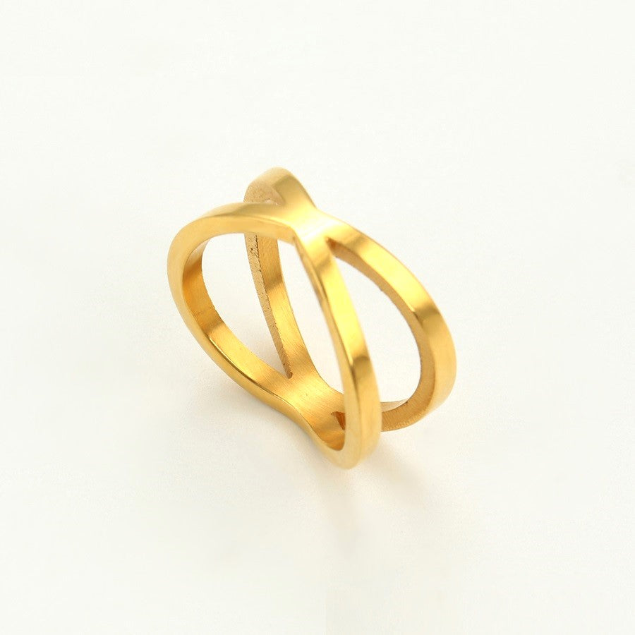 Enchanted Supernova Criss Cross Ring - HARMA