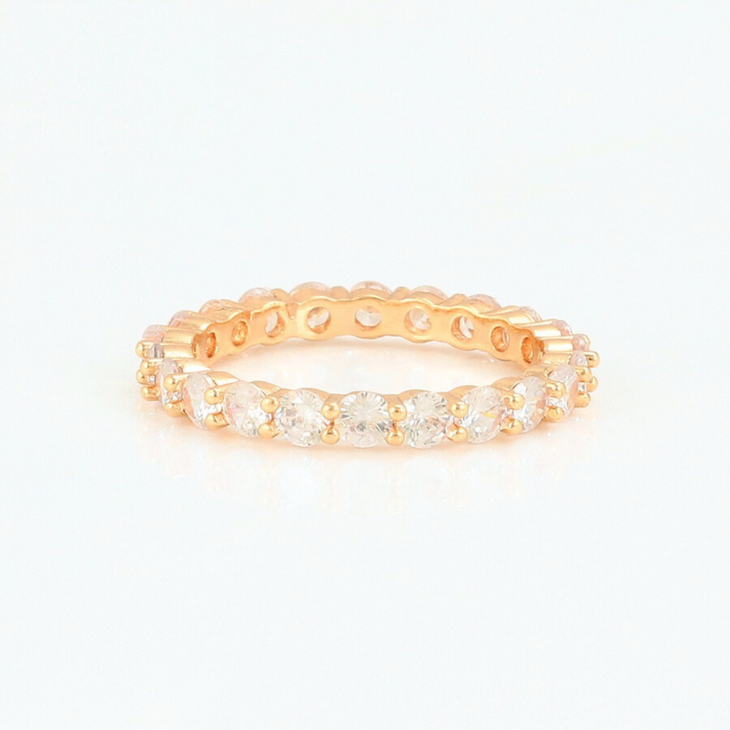 Gold Brilliant Eternity Band - HARMA