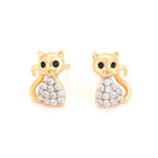 Harma Girls Chic Aristocats Stud Earrings - HARMA