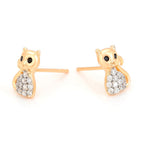 Harma Girls Chic Aristocats Stud Earrings - HARMA
